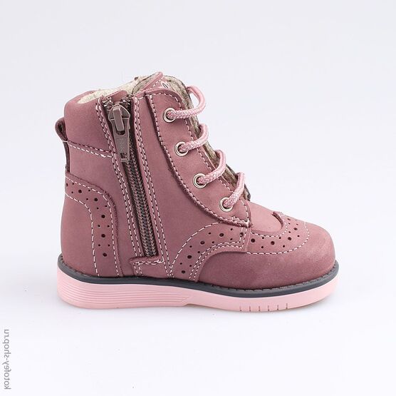 152207-33 Ботинки для девочки розовый фото №2