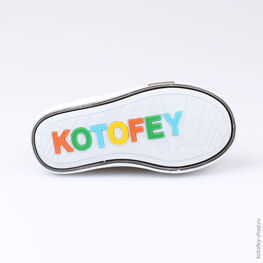 231136-12 Кеды для мальчики серый фото №3