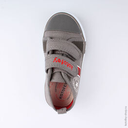 231136-12 Кеды для мальчики серый фото №4