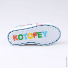 331094-12 Кеды для девочки голубой фото №3