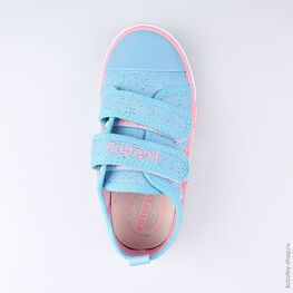 331094-12 Кеды для девочки голубой фото №4