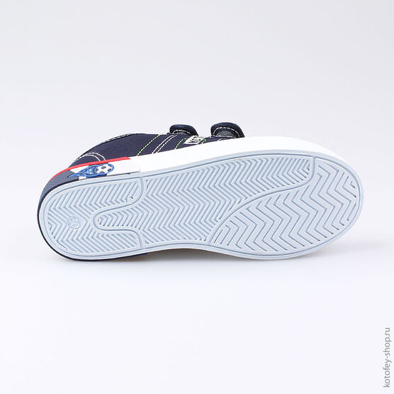 531061-13 Кеды для мальчики син-зел фото №3