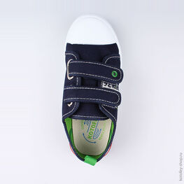 531061-13 Кеды для мальчики син-зел фото №4