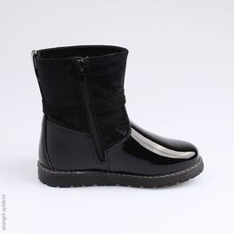 564067-32 Сапожки для девочки черный фото №2