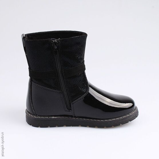 564067-32 Сапожки для девочки черный фото №2