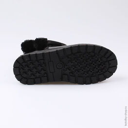 564067-32 Сапожки для девочки черный фото №3