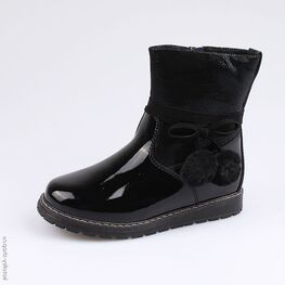 564067-32 Сапожки для девочки черный