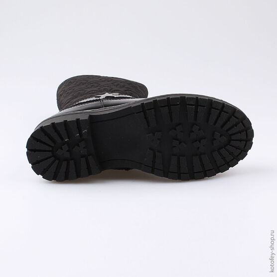 564068-32 Сапоги для девочки черный фото №3