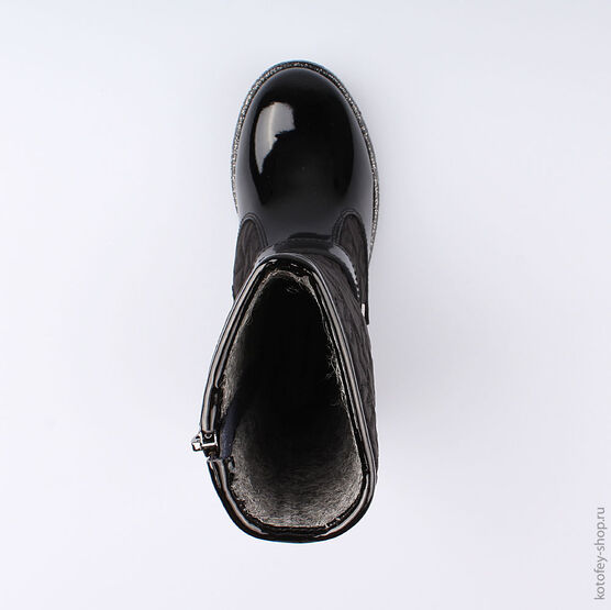 564068-32 Сапоги для девочки черный фото №4