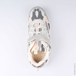 644198-71 Кроссовки на липучках для девочки серебрист. фото №4