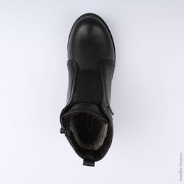 754025-31 Ботинки для девочки черный фото №4