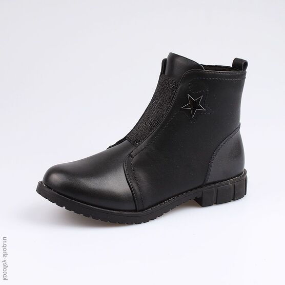 754025-31 Ботинки для девочки черный