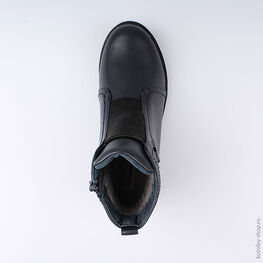 754025-32 Ботинки для девочки светло-синий фото №4