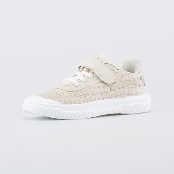 734045-13 Вязаные кеды на подошве FIT бежевый для девочки бежевый