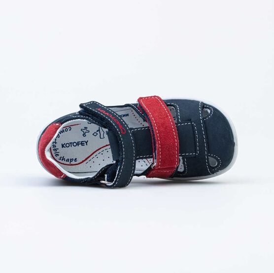 322135-22 Сандалии для мальчика анатомические для мальчики синий фото №4