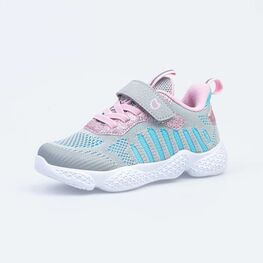 344320-11 Кроссовки для девочки серый