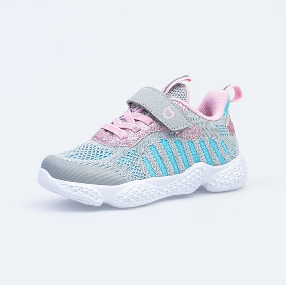 344320-11 Кроссовки для девочки серый