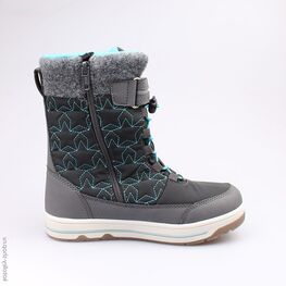 554924-42 Мембранные ботинки для девочки сер-бир фото №2