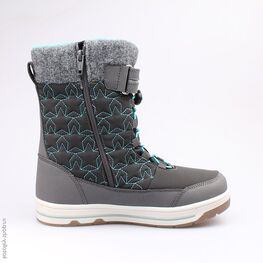 754925-41 Мембранные ботинки для девочки сер-бир фото №2