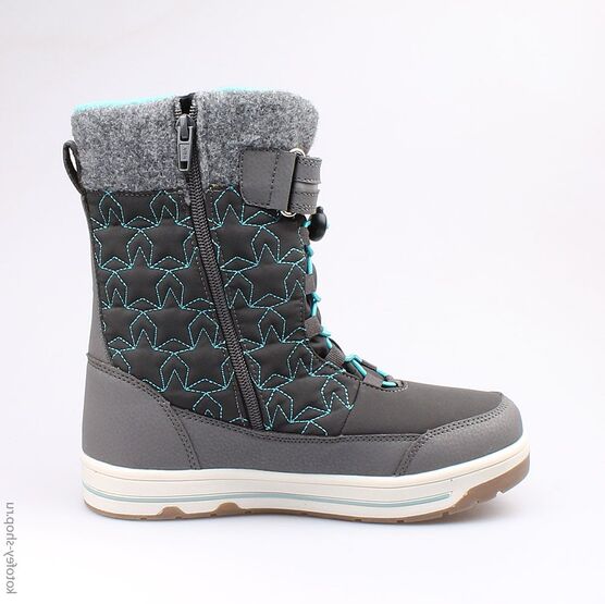 754925-41 Мембранные ботинки для девочки сер-бир фото №2