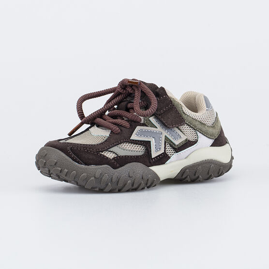 444066-12 Дышащие кроссовки со сквозной сеткой для мальчики бежевый,коричневый