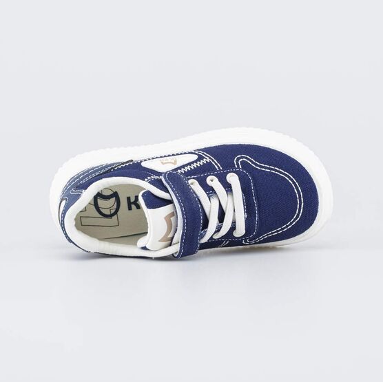 531346-12 Текстильные кеды для мальчика для мальчики синий фото №4