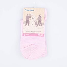 07842302-40 Тонкие термоноски Котофей Лайт розовые для девочки розовый фото №3
