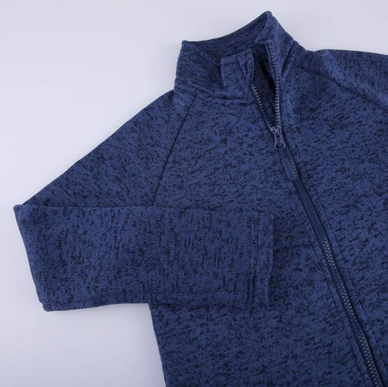 07757004-40 Флисовая кофта детская синий для мальчики синий фото №5