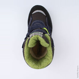 454999-42 Мембранные ботинки на липучках для мальчики синий фото №4