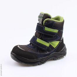 454999-42 Мембранные ботинки на липучках для мальчики синий