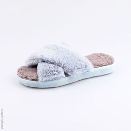 731056-12 Тапочки для девочки гол-сер