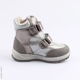 352204-54 Сапожки для девочки серебрист. фото №2