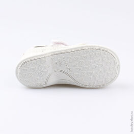 131127-11 Текстильная обувь для девочки белый фото №3