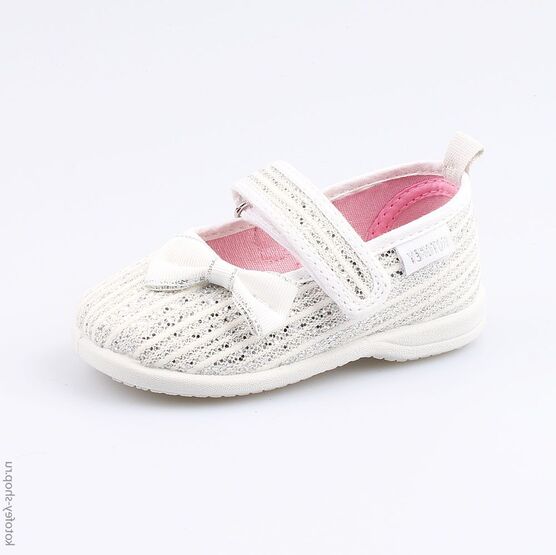 131127-11 Текстильная обувь для девочки белый