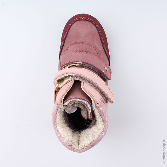 352204-52 Сапожки для девочки розовый фото №4