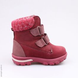 152185-52 Сапожки для девочки бордовый фото №2