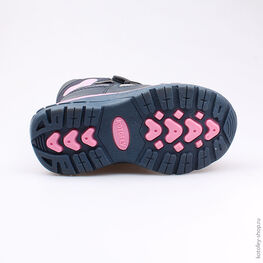 454980-42 Мембранные ботинки для девочки син-роз фото №3