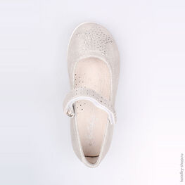 332093-21 Туфли для девочки серебристый фото №4