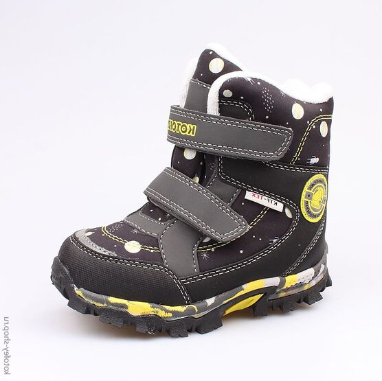 454981-41 Мембранные ботинки для мальчики чер-жел