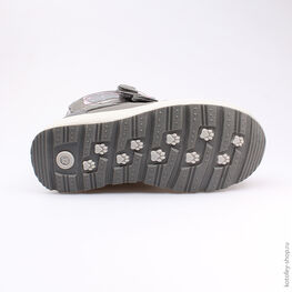 654936-41 Мембранные ботинки для девочки сер-роз фото №3