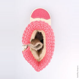 267055-42 Валенки для девочки белый фото №4