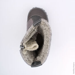 267006-49 Валенки для мальчики серый фото №4