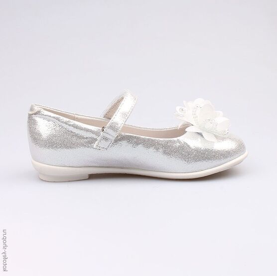 331061-21 Туфли для девочки серебристый фото №2