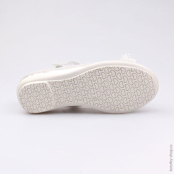 331061-21 Туфли для девочки серебристый фото №3