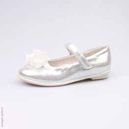 331061-21 Туфли для девочки серебристый