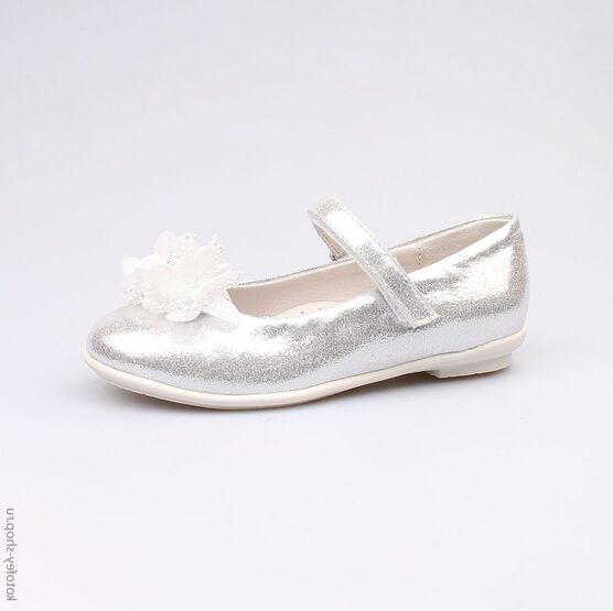 331061-21 Туфли для девочки серебристый