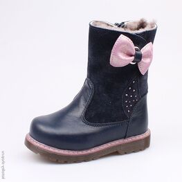 362087-52 Сапожки для девочки светло-синий