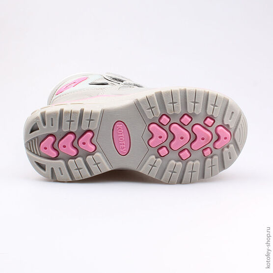 454980-41 Мембранные ботинки для девочки срб-роз фото №3