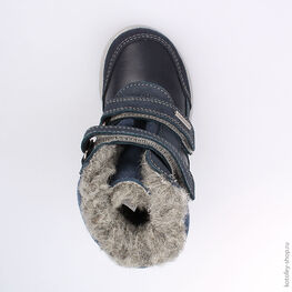 252122-41 Сапожки для мальчики светло-синий фото №4