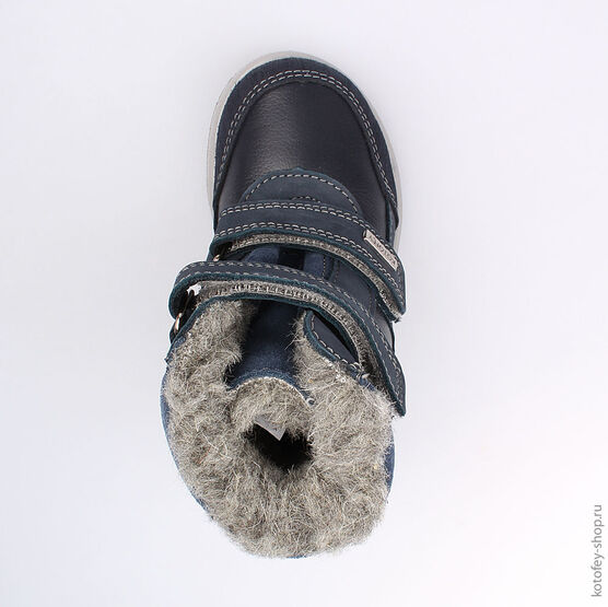 252122-41 Сапожки для мальчики светло-синий фото №4